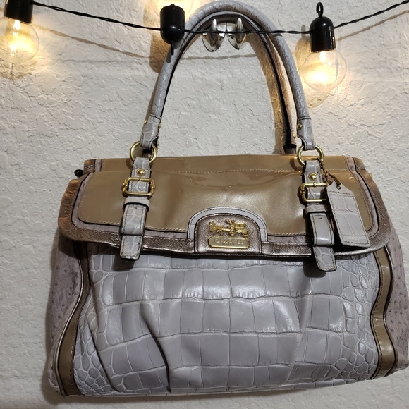 Coach Handbags - Rare Vintage Coach Madison Embossed Leather Bag